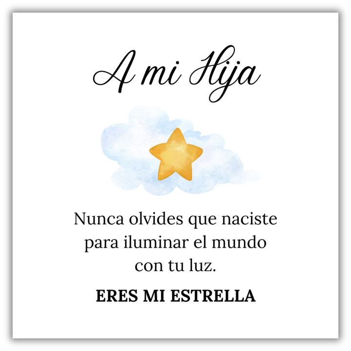 Pulsera Mi Estrella- A mi Hija