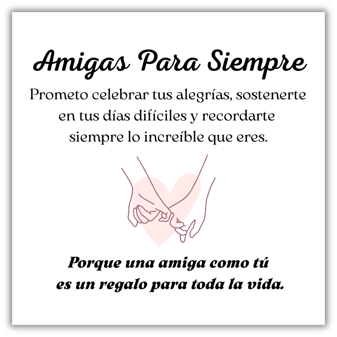 Pulsera Amigas Para Siempre
