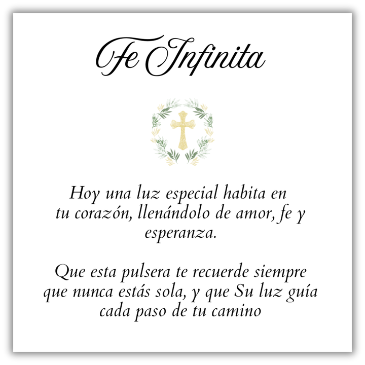 Pulsera Fe Infinita