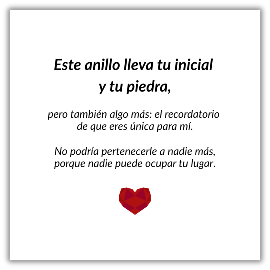 Anillo Solo Tú
