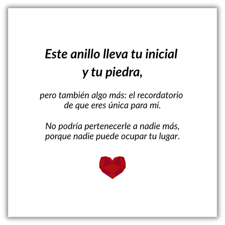 Anillo Solo Tú