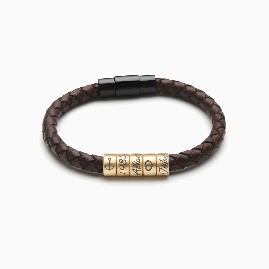 Pulsera El Mejor Papá- Personalizable