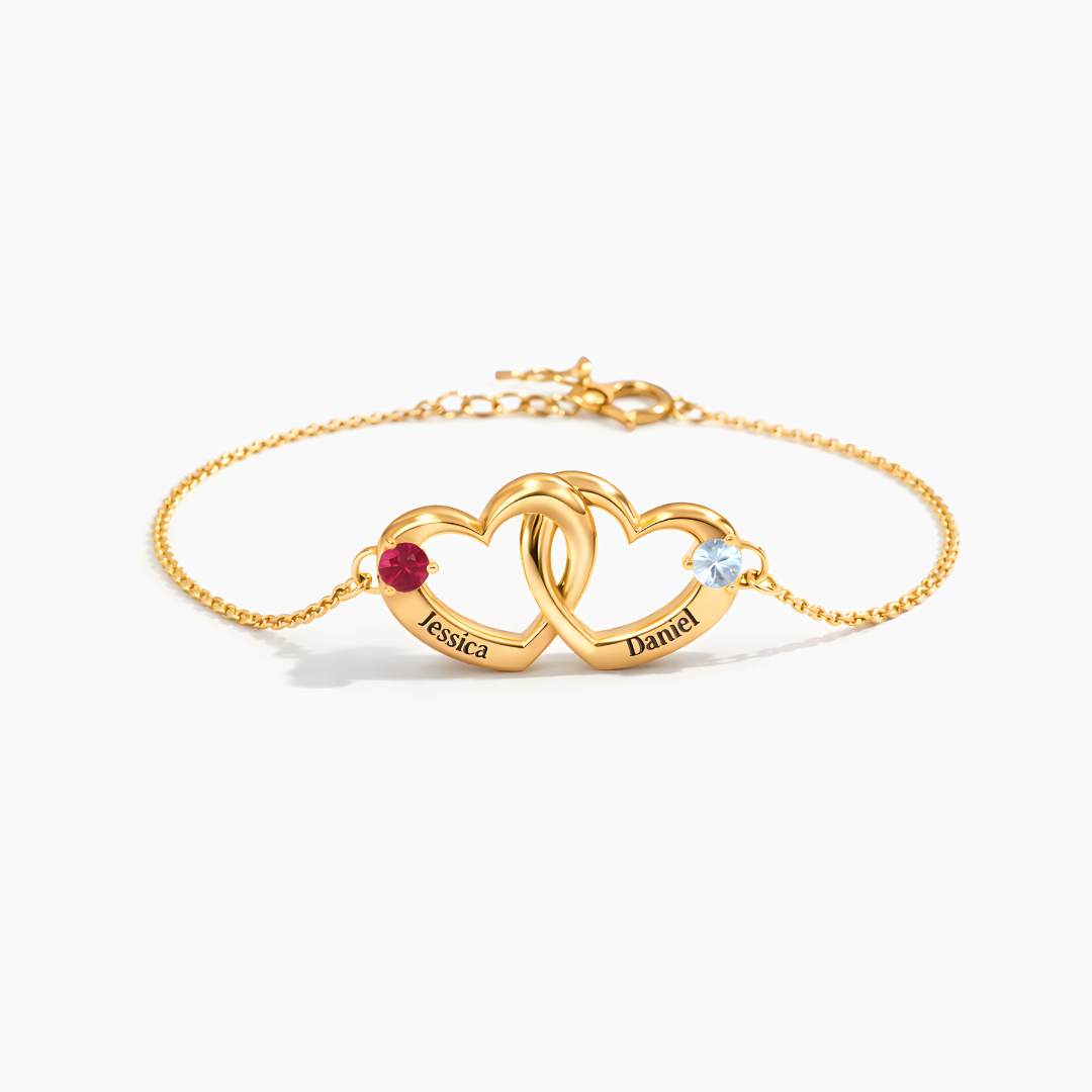 Pulsera Corazones Eternos