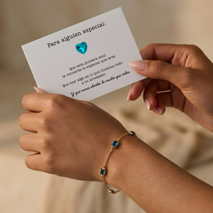 Pulsera Zafiro Azul