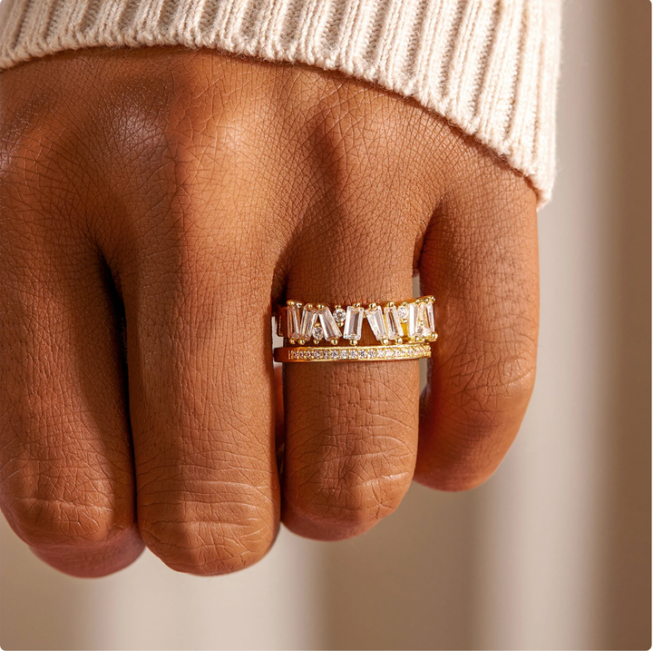Anillo Vínculo Brillante