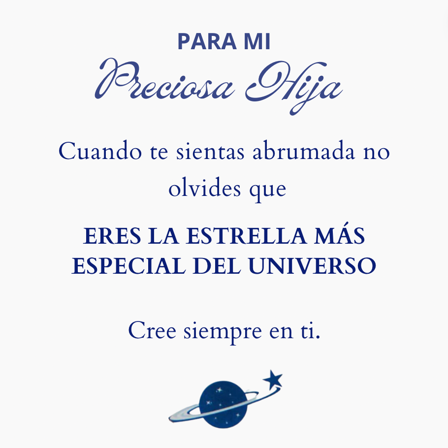 Anillo Universo - A mi Hija