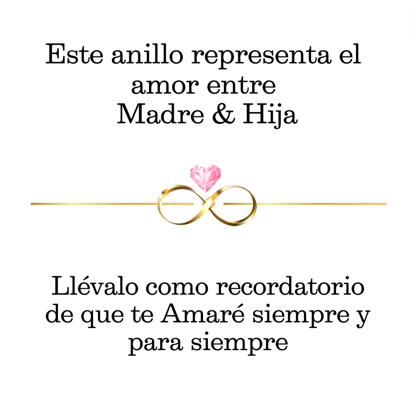 Anillo Eterno Infinity - Madre & Hija