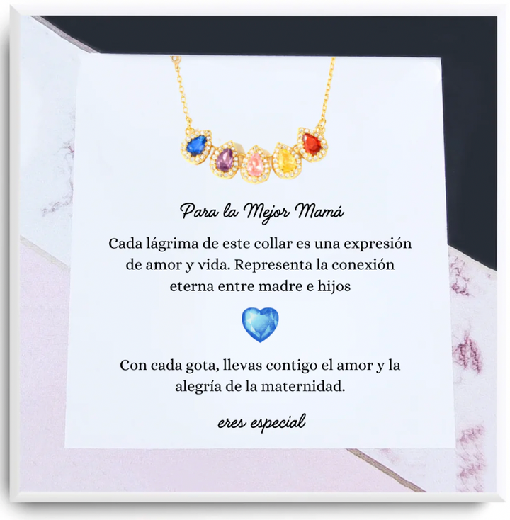 Collar Lágrimas de Amor - A mi Madre