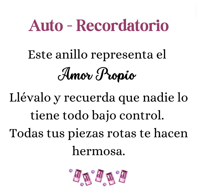 Anillo Esencia - Amor Propio