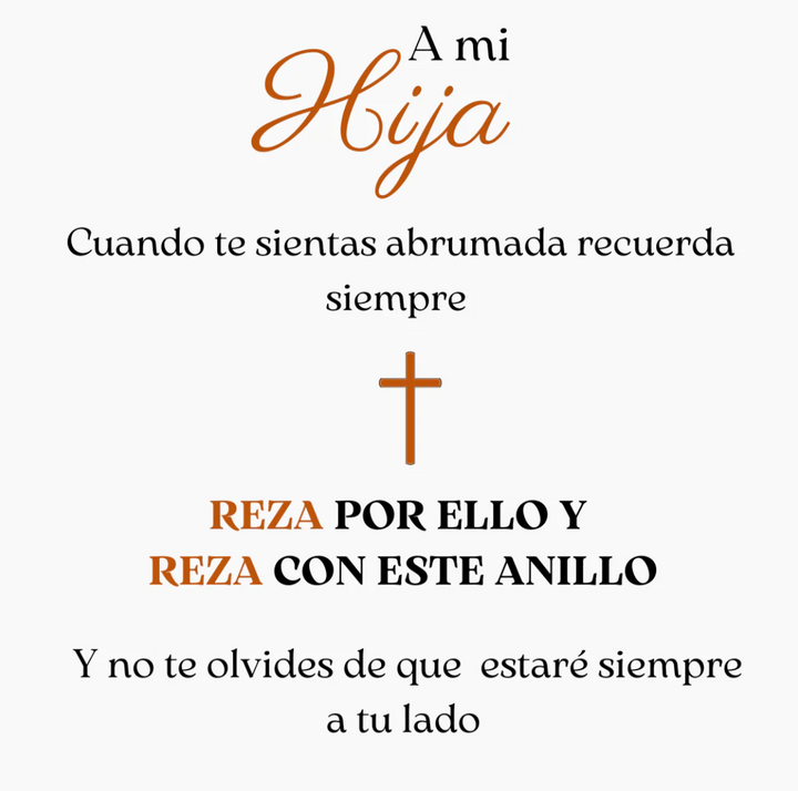 Anillo Bendiciones - A mi Hija