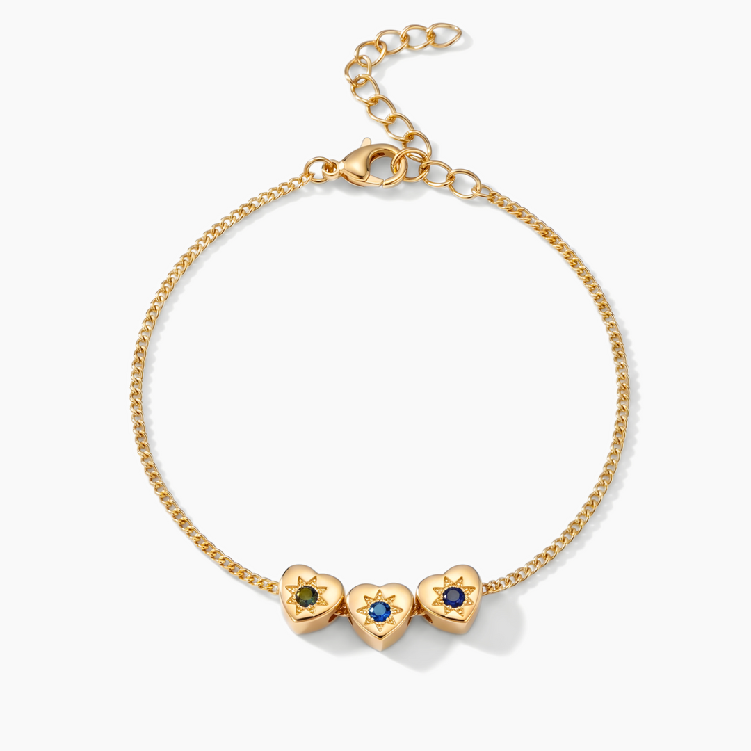 Pulsera Corazones que nos unen