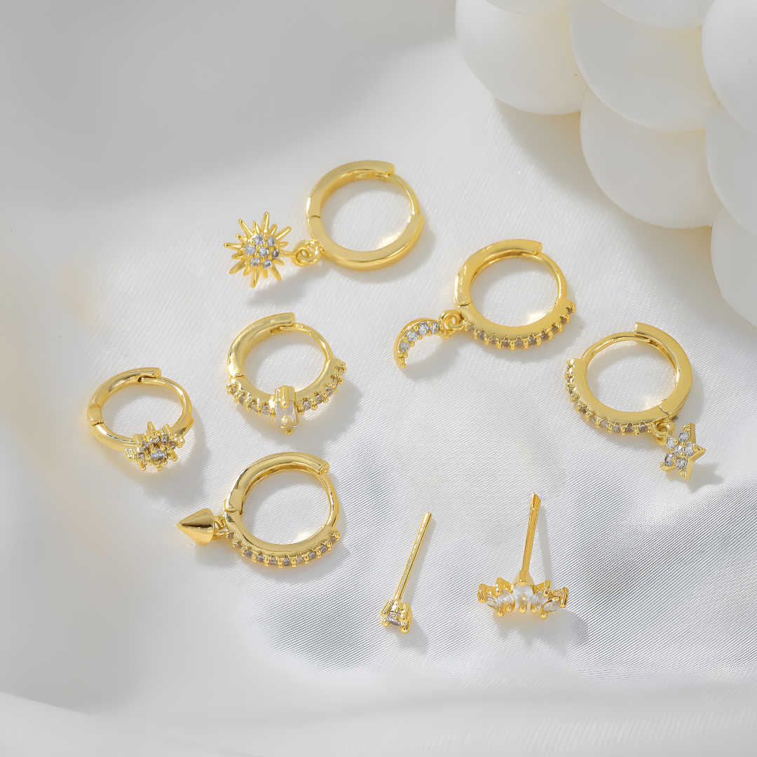 Set de Aretes Diosas del Olimpo