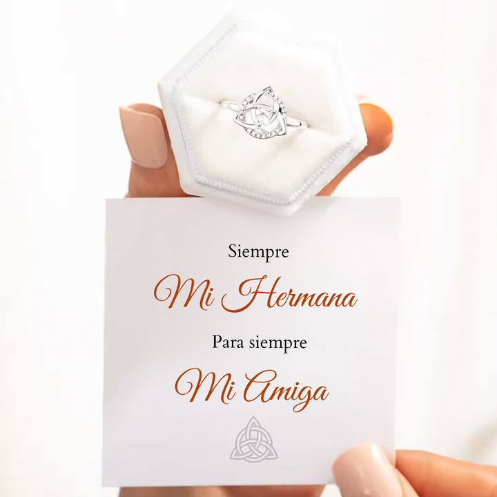 Anillo Vínculo - Hermana y Amiga