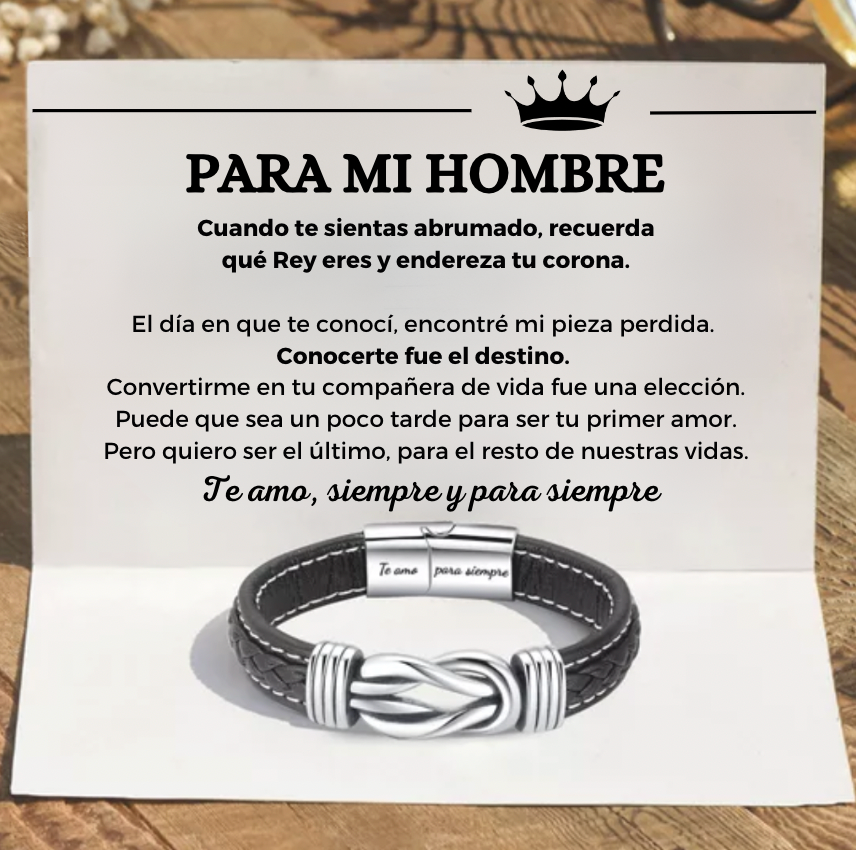 Pulsera Nudo Eterno - Para mi hombre