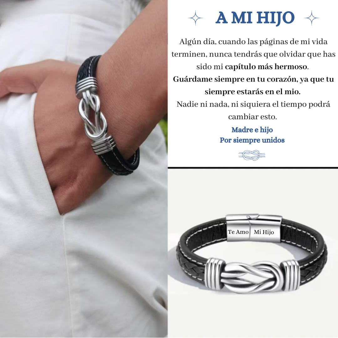 Pulsera Nudo Eterno - A mi Hijo